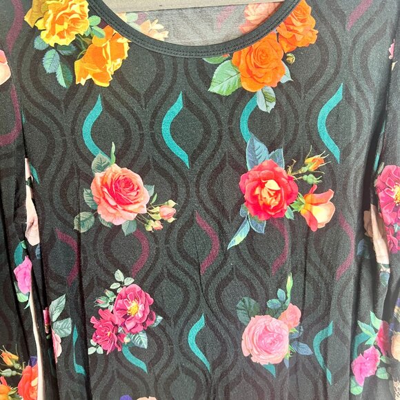 Johnny Was Rose Lace Puff Sleeve Boho Bohemian Flowy Lightweight Top Sz Small - Picture 3 of 5